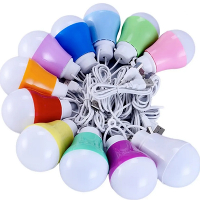 5w 5v Indoor Led Lampen Met Draad En USB Kabel Voor Vakantie Familie