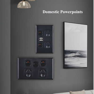 Custom logo merk Australische standaard 250V 16A 4 gang elektrische wandschakelaar