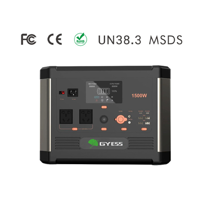 1.5kw draagbare BatterijKrachtcentrale met Zonnepaneel