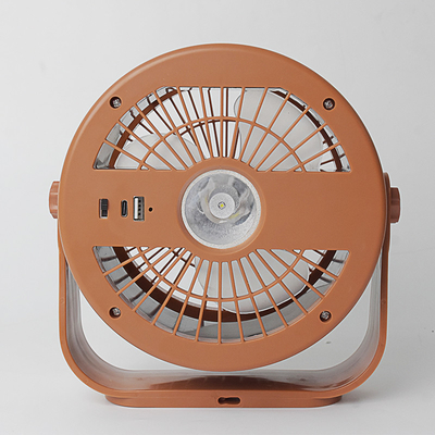 Oplaadbare afstandsbediening USB draagbare tafelventilator met nachtlicht voor kamperen of gezinsgebruik