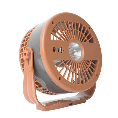 Oplaadbare afstandsbediening USB draagbare tafelventilator met nachtlicht voor kamperen of gezinsgebruik