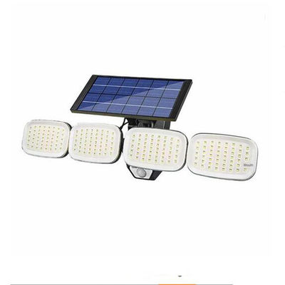 Het zonnemuurlicht met Bewegingssensor voor Yardtuin met 4 past hoekhoofden aan