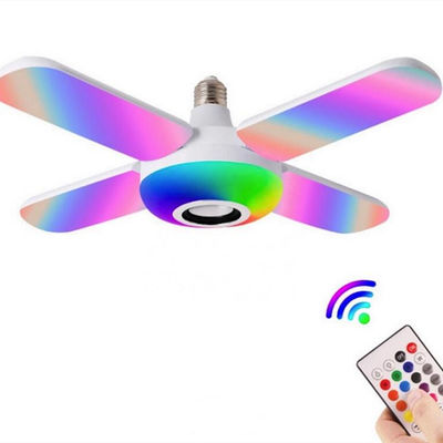 Vier de Lamp van de het Blad20w Bluetooth Muziek van de Bladventilator, Binnen Geleide Gloeilampen Cri80
