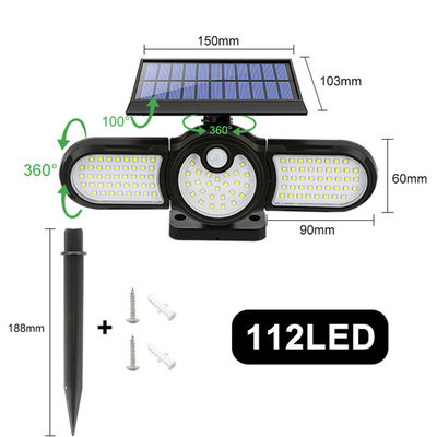 Het Hotel van de landschapscri70 Pir Sensor Solar Light For Yard