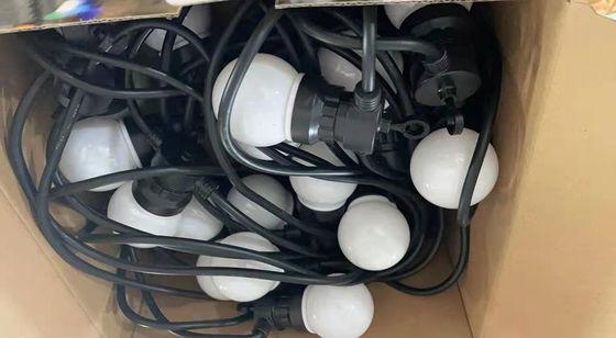 Zonne Aangedreven de Strooklicht van de G50g40 A60 Vakantie Ip65