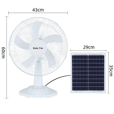 Zonne de Ventilatorlicht van IP20 12W met Nachtlicht/Usb-Kabel