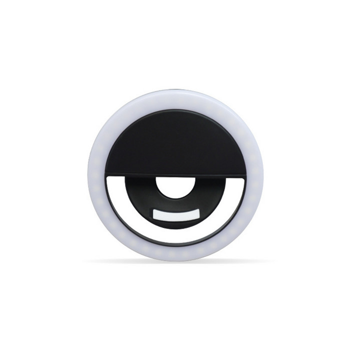 Klem van Cri70 de Selfie Geleide Ring Light Photographic Beauty Flash op In werking gestelde Telefoon Draagbare Batterij